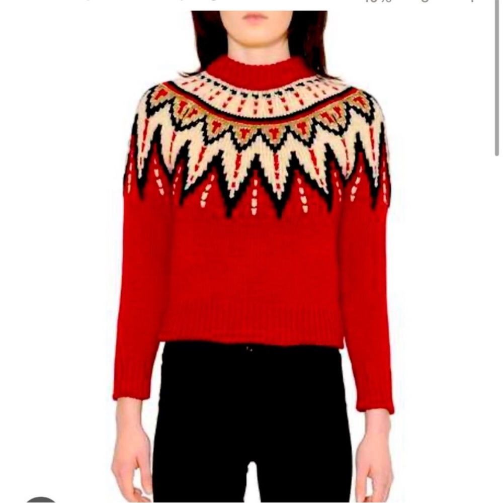 Saint Laurent  wool knit with sequence